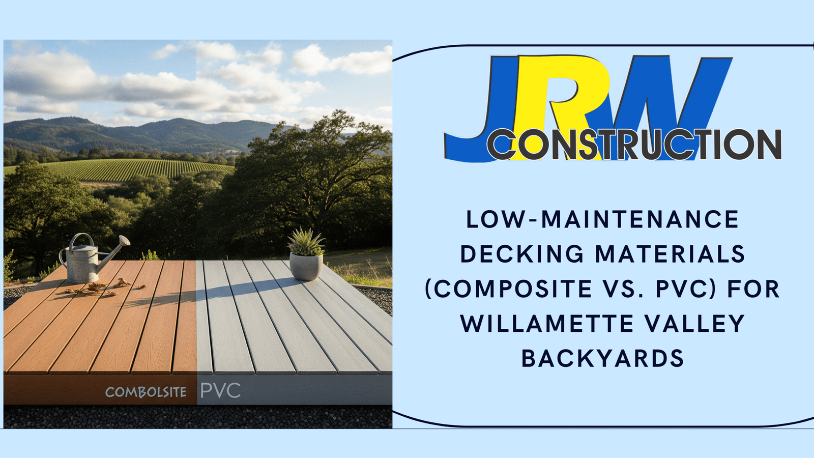 Low Maintenance Decking Materials