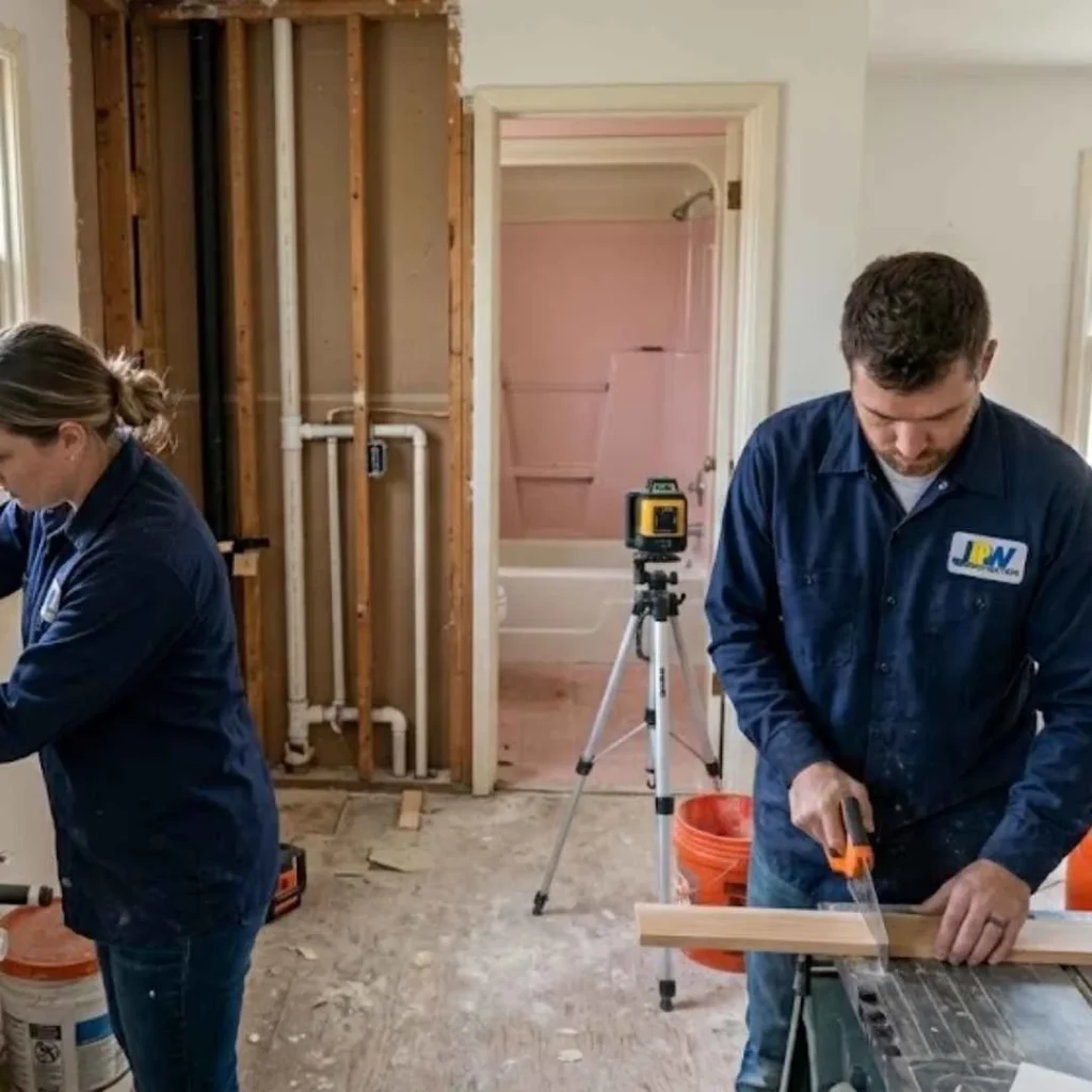 remodeling process in progress